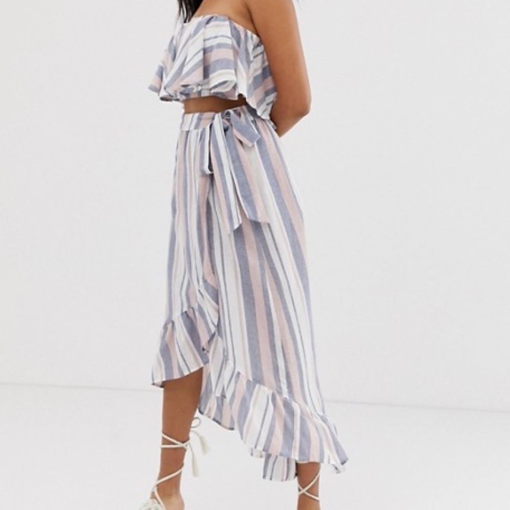 ASOS woven stripe beach sarong
